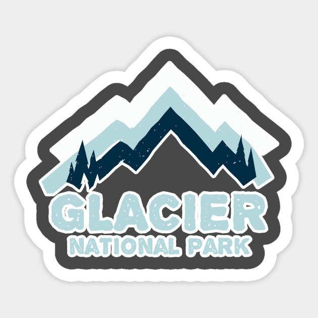 Glacier National Park Sticker by roamfree